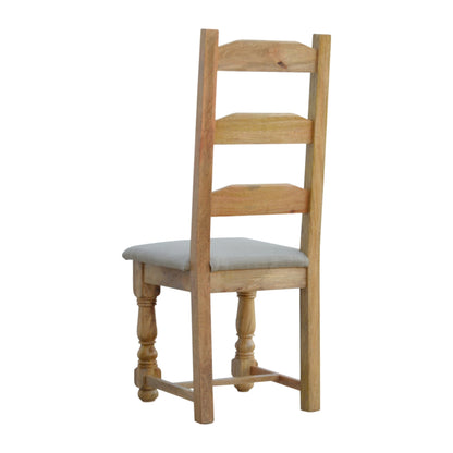 Traditional Wooden Ladder-Back Dining Chair